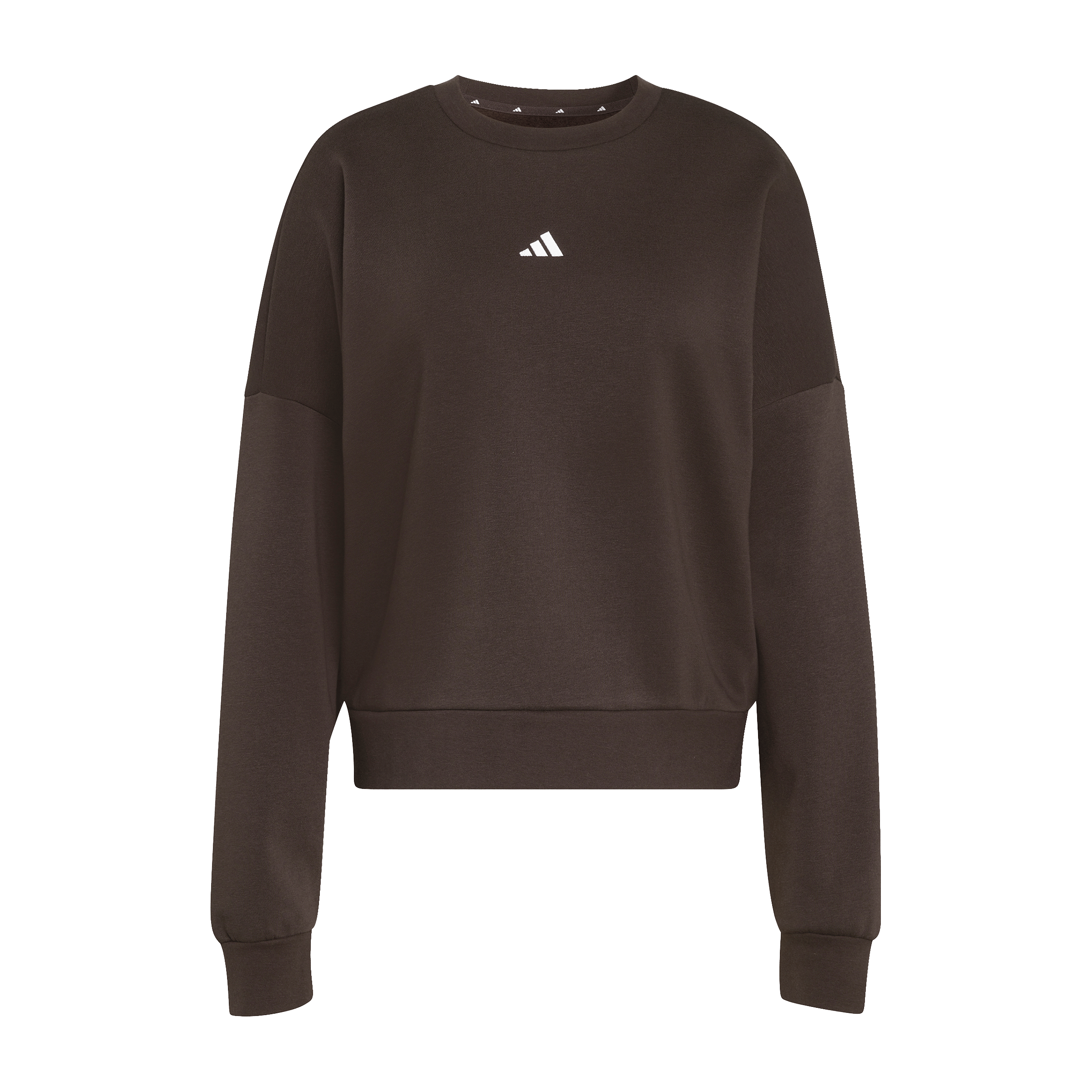 Adidas Womens Essentials Small Logo Feelcozy Sweatshirt Aurora